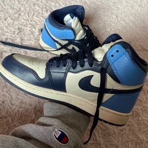 Obsidian Jordan 1's